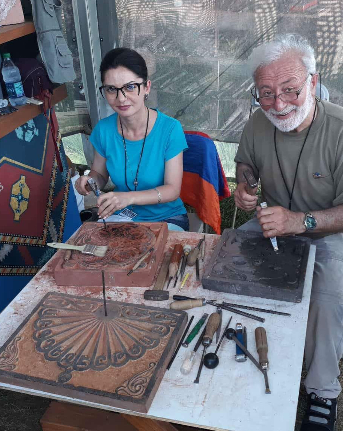 Gayane Manucharyan y Bogdan Hovhannisyan